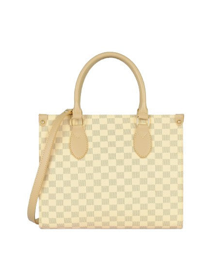 Off-white checkered handbag everywere