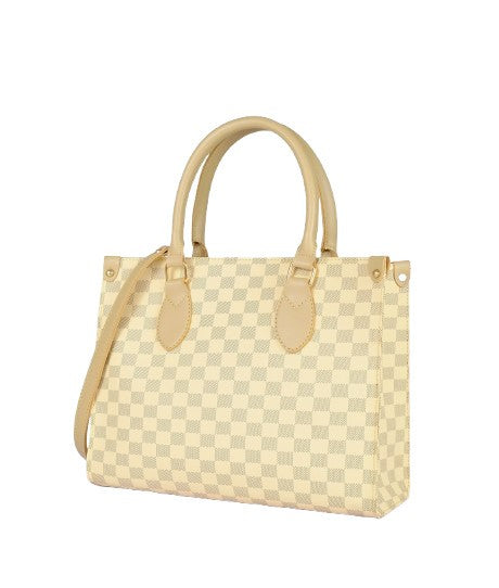 Off-white checkered handbag everywere